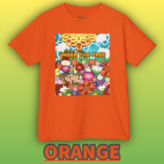"Sea Of Flowers" Children's T-Shirt from orginal illustrations in "Meet You Under The Tree"