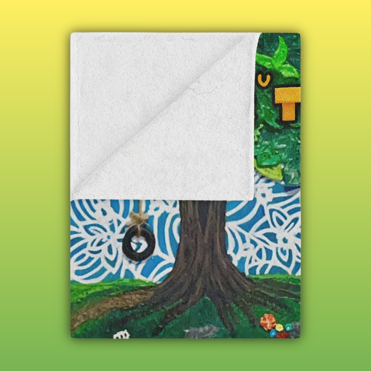 Minky Blanket - "Cover" Throw from "Meet You Under The Tree"