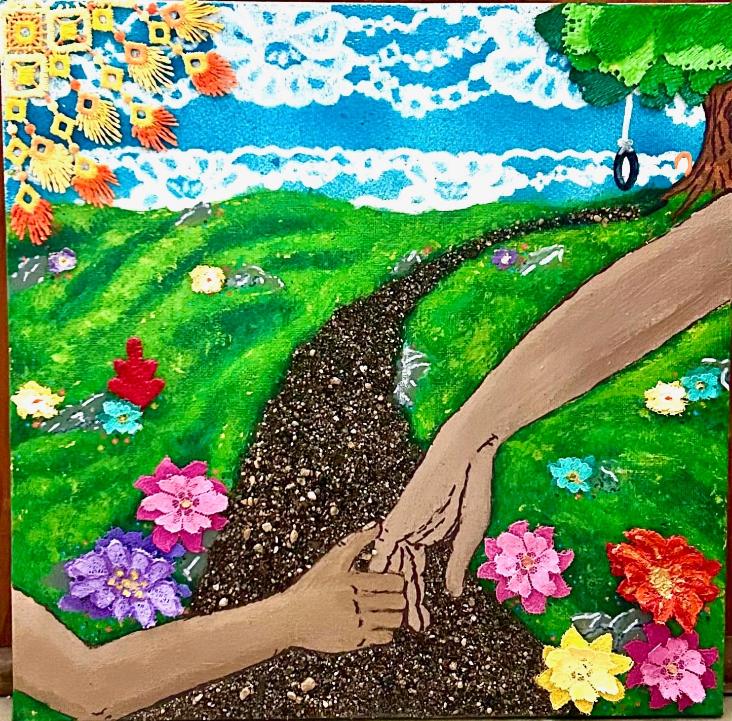 Hand In Hand Down Path Of Dreams (print)