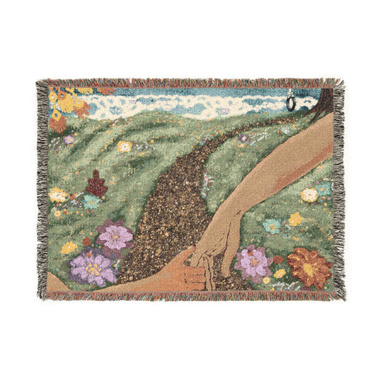 Through the Flowers and up the Hill