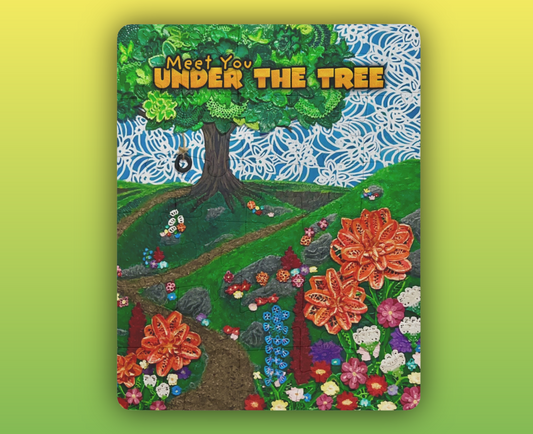 "Meet You Under The Tree" Kids Puzzle — 30-Piece Colorful Garden Scene