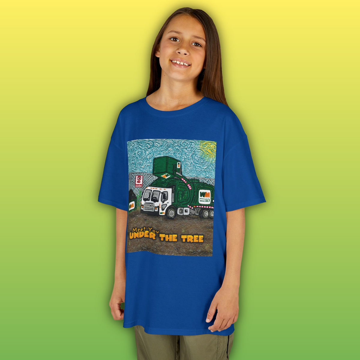 "Garbage Day!" Children's T-Shirt — 'Meet You Under the Tree' Logo