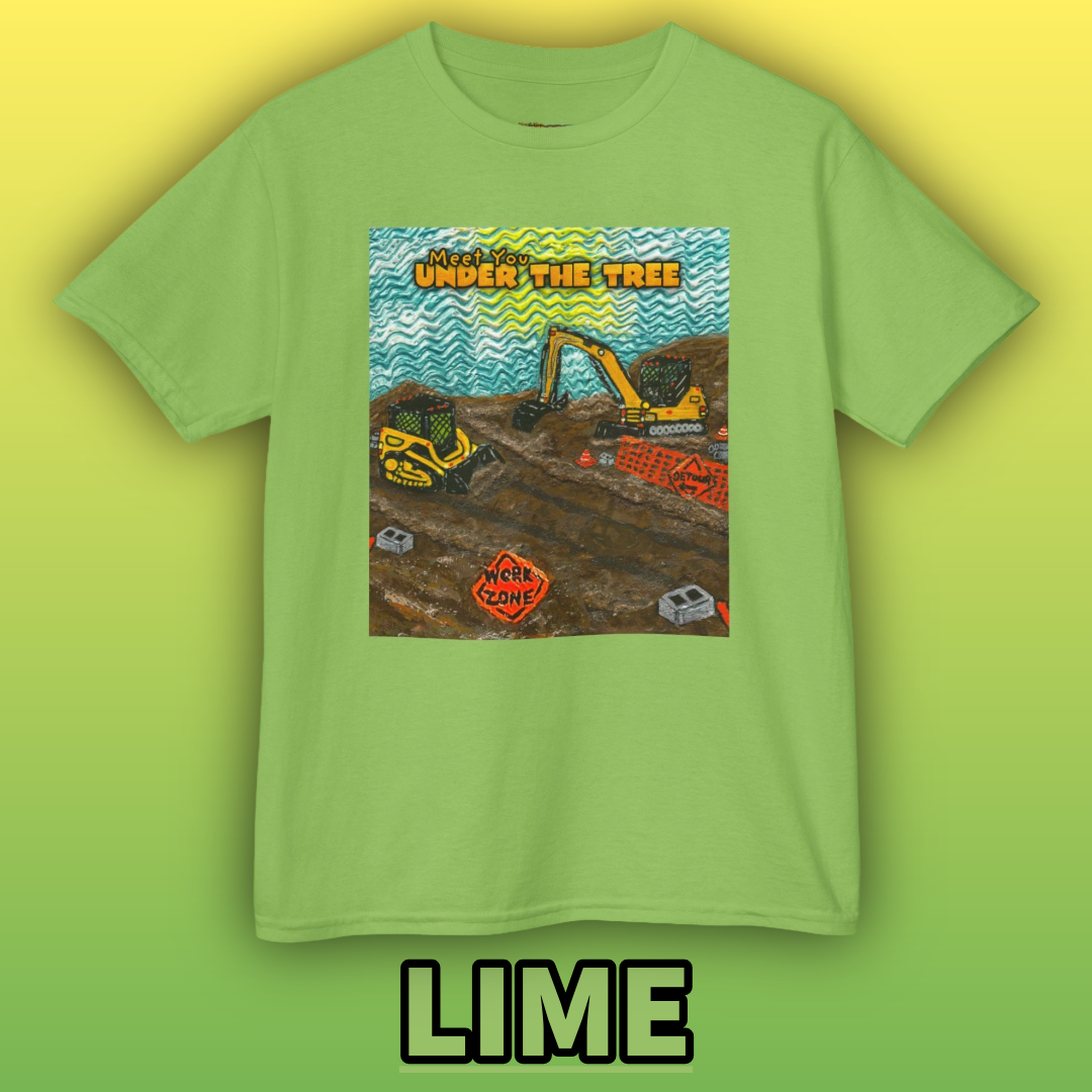 "Heavy Equipment!" Children's T-Shirt —original artwork from "Meet You Under the Tree"