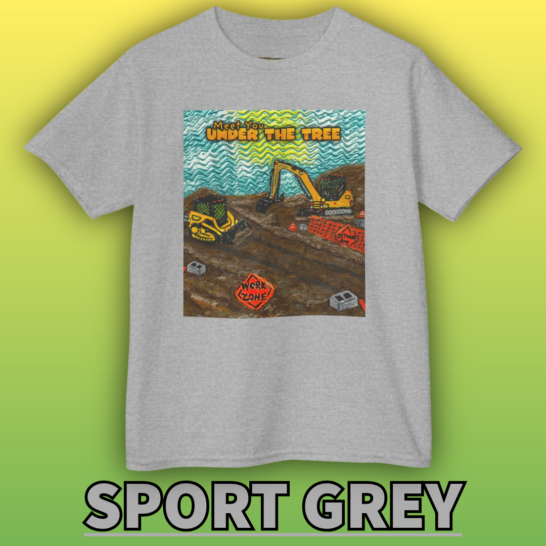 "Heavy Equipment!" Children's T-Shirt —original artwork from "Meet You Under the Tree"