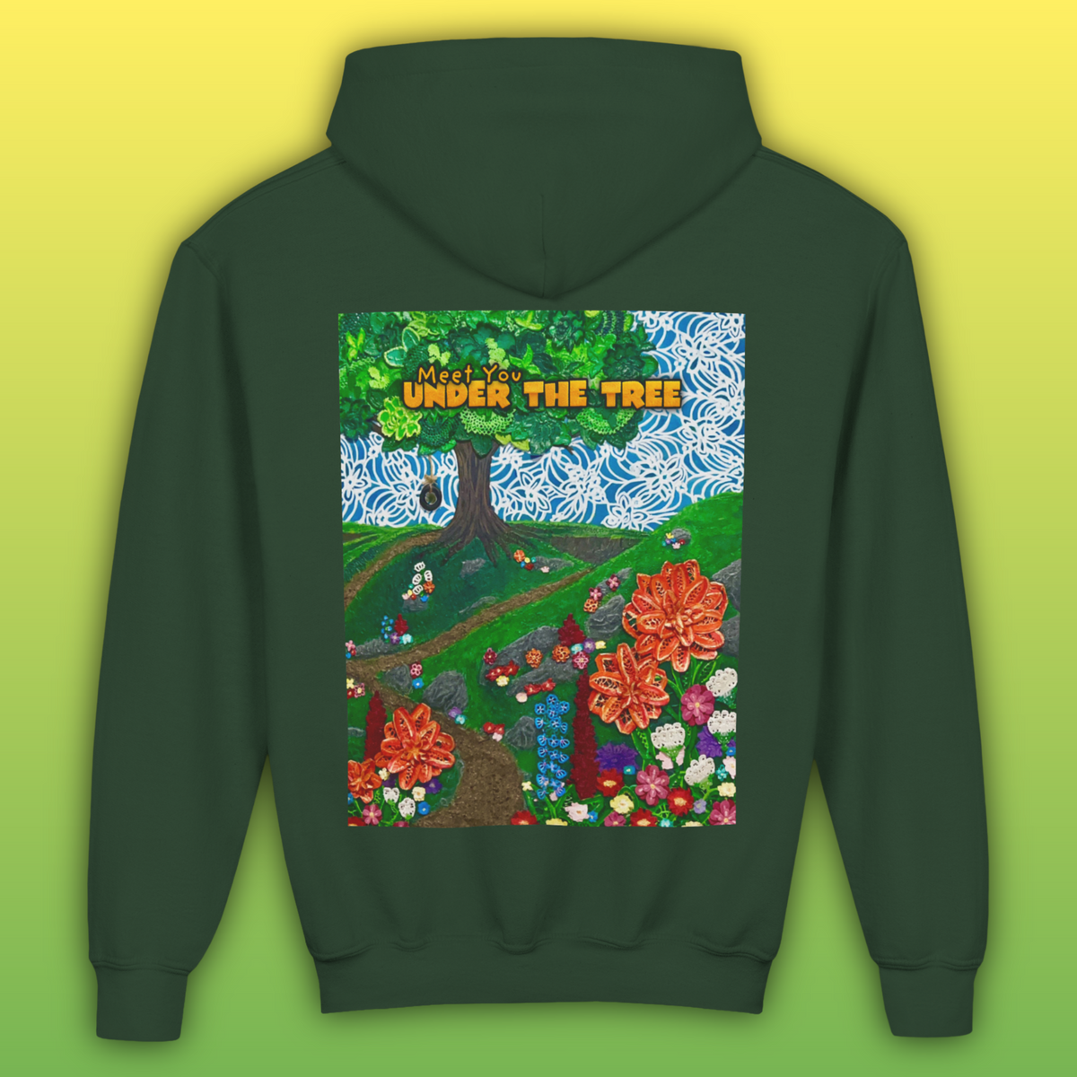 "Holding Hands Under The Tree" Youth Hoodie - from  "Meet You Under the Tree"