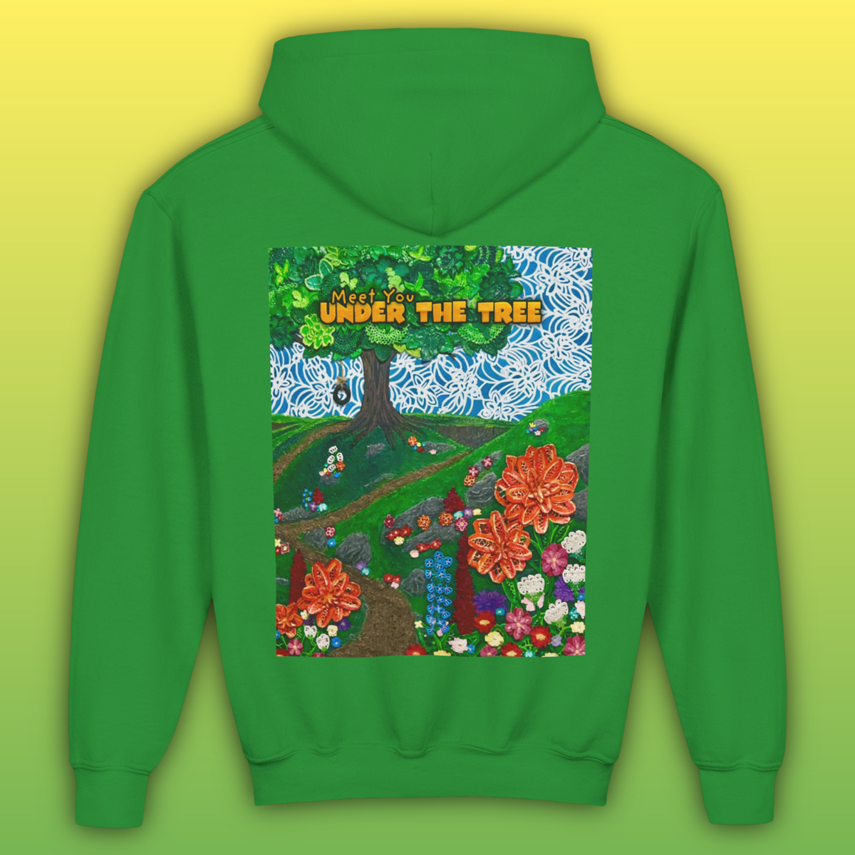 "Holding Hands Under The Tree" Youth Hoodie - from  "Meet You Under the Tree"