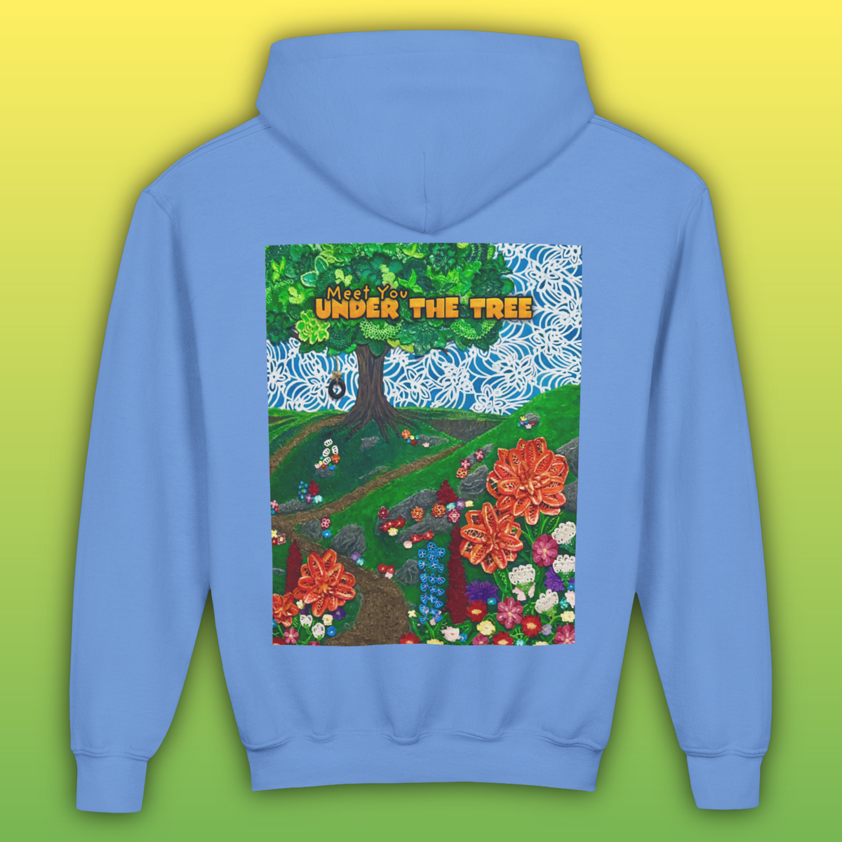 "Holding Hands Under The Tree" Youth Hoodie - from  "Meet You Under the Tree"