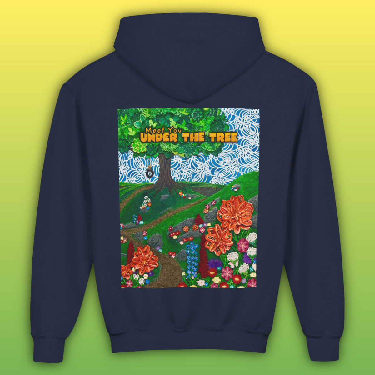"Holding Hands Under The Tree" Youth Hoodie - from  "Meet You Under the Tree"