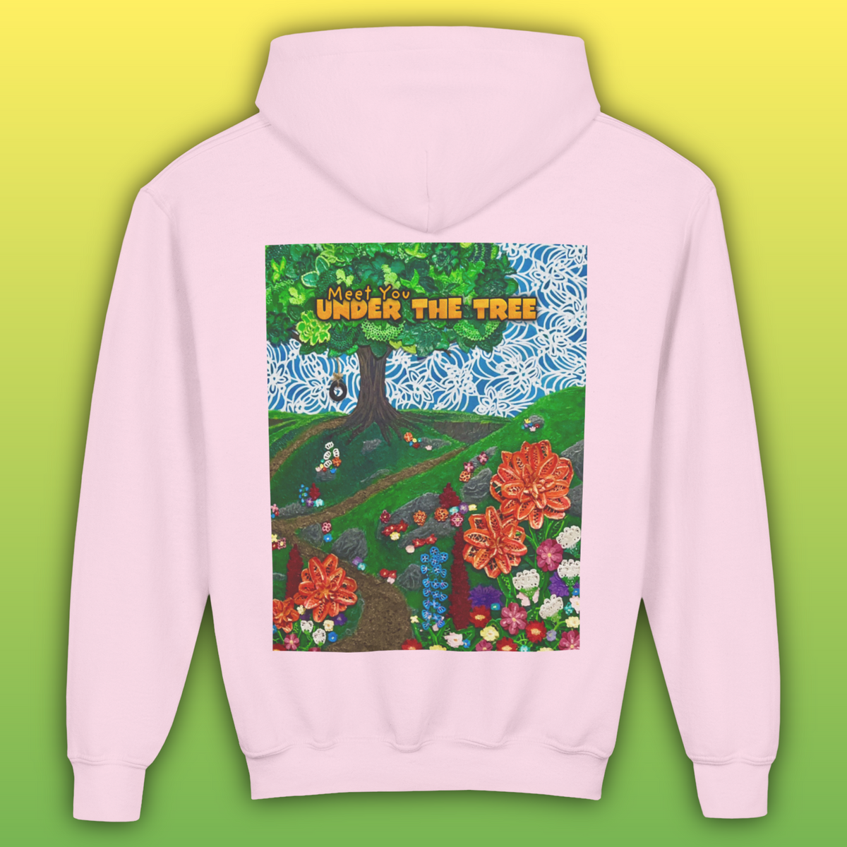 "Holding Hands Under The Tree" Youth Hoodie - from  "Meet You Under the Tree"