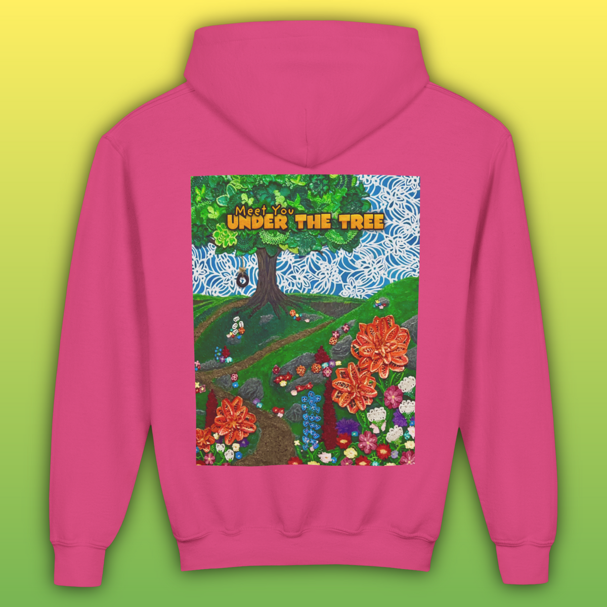 "Holding Hands Under The Tree" Youth Hoodie - from  "Meet You Under the Tree"