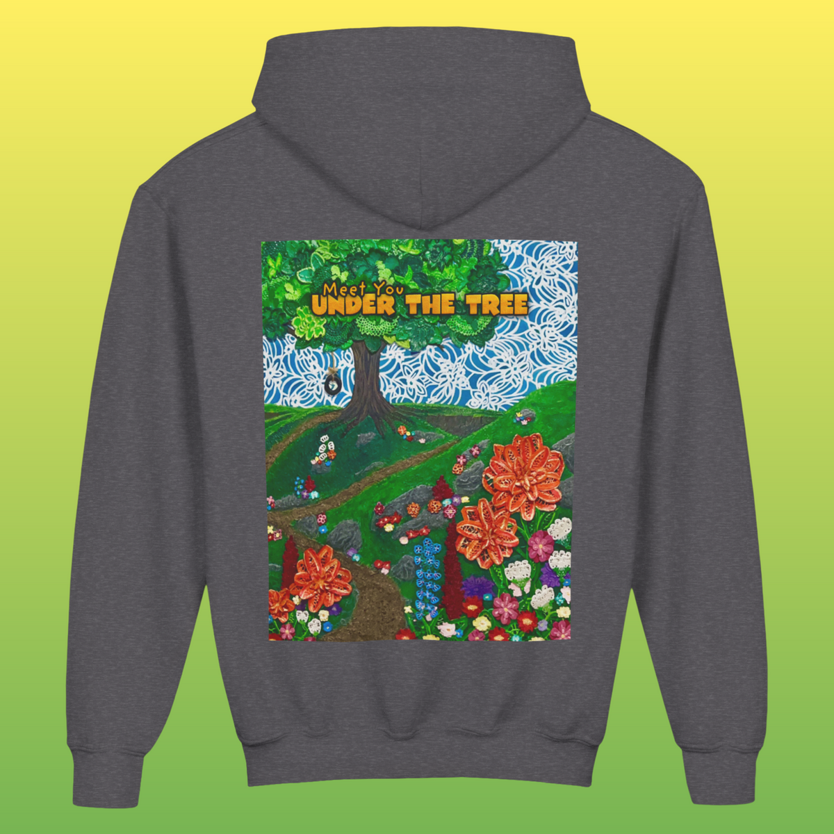 "Holding Hands Under The Tree" Youth Hoodie - from  "Meet You Under the Tree"