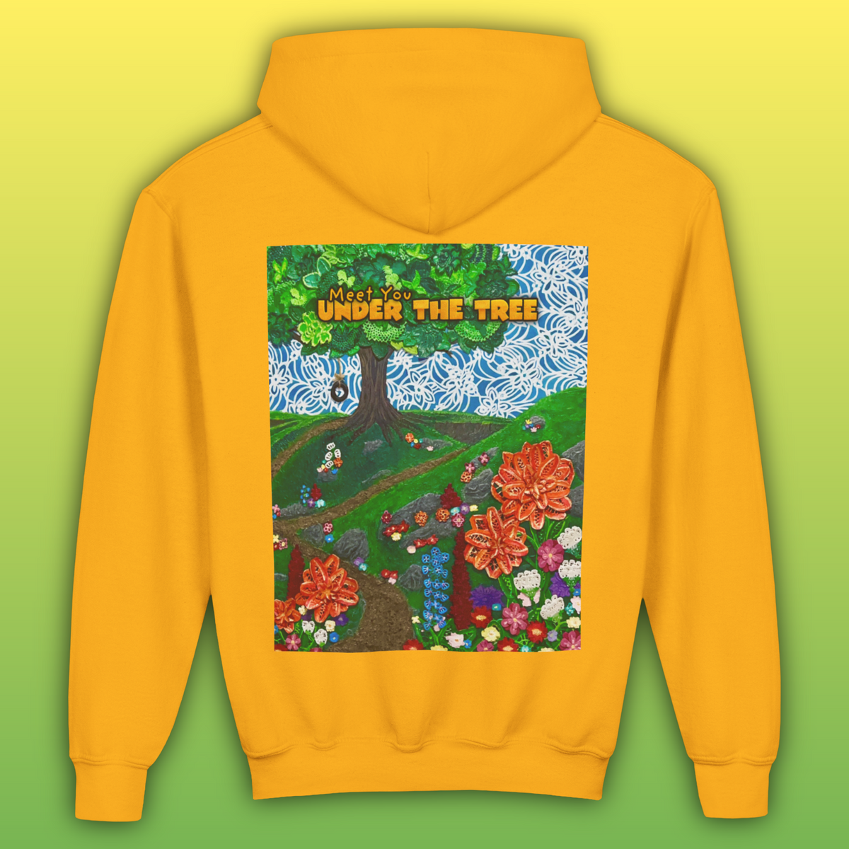 "Holding Hands Under The Tree" Youth Hoodie - from  "Meet You Under the Tree"