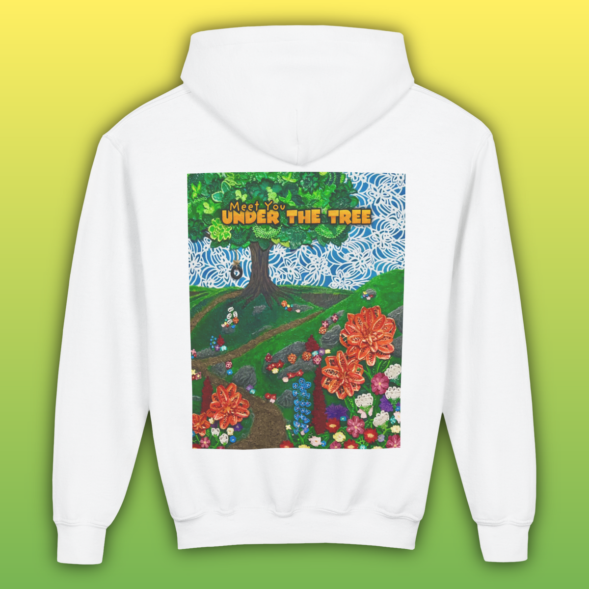 "Holding Hands Under The Tree" Youth Hoodie - from  "Meet You Under the Tree"