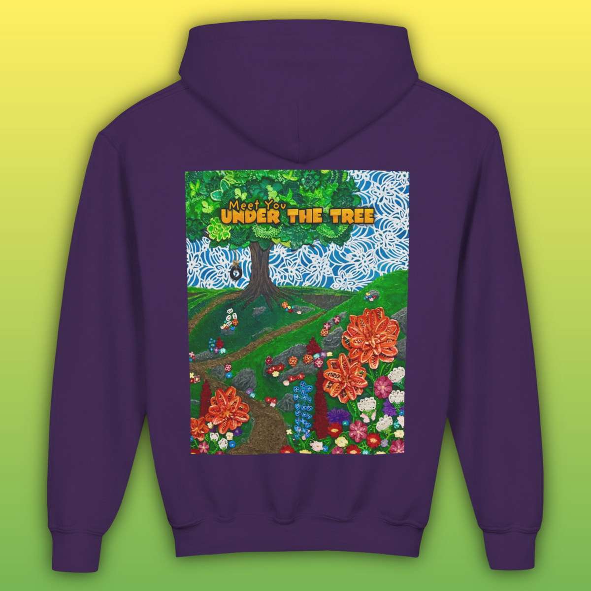 "Holding Hands Under The Tree" Youth Hoodie - from  "Meet You Under the Tree"