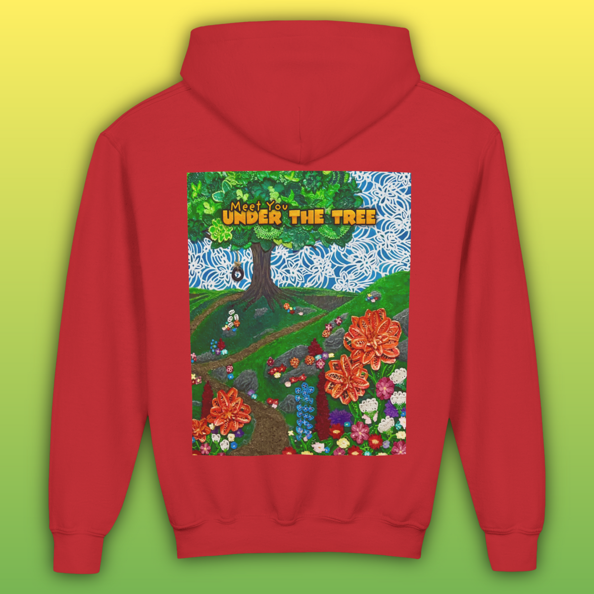 "Holding Hands Under The Tree" Youth Hoodie - from  "Meet You Under the Tree"