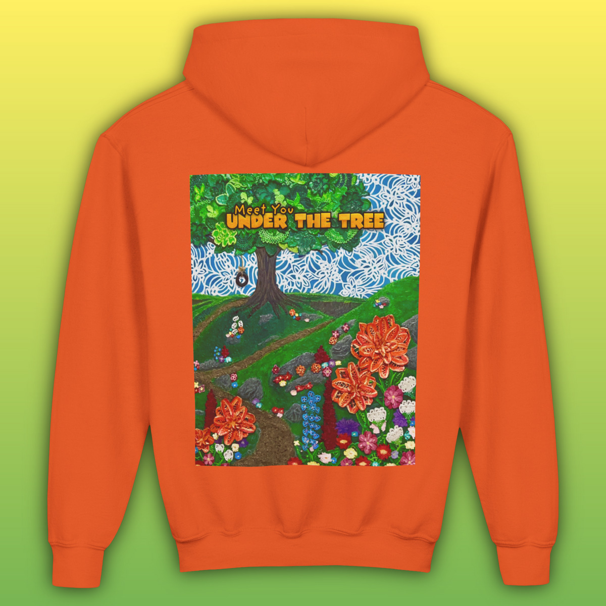 "Holding Hands Under The Tree" Youth Hoodie - from  "Meet You Under the Tree"