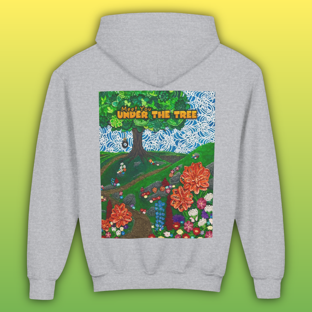 "Holding Hands Under The Tree" Youth Hoodie - from  "Meet You Under the Tree"