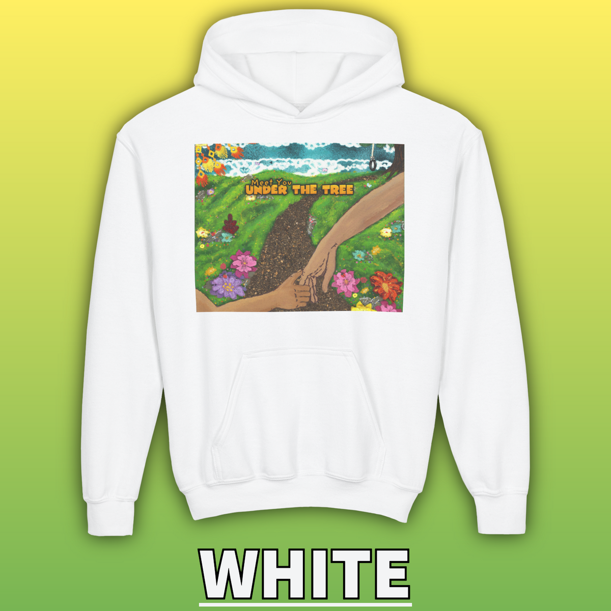 "Holding Hands Under The Tree" Youth Hoodie - from  "Meet You Under the Tree"