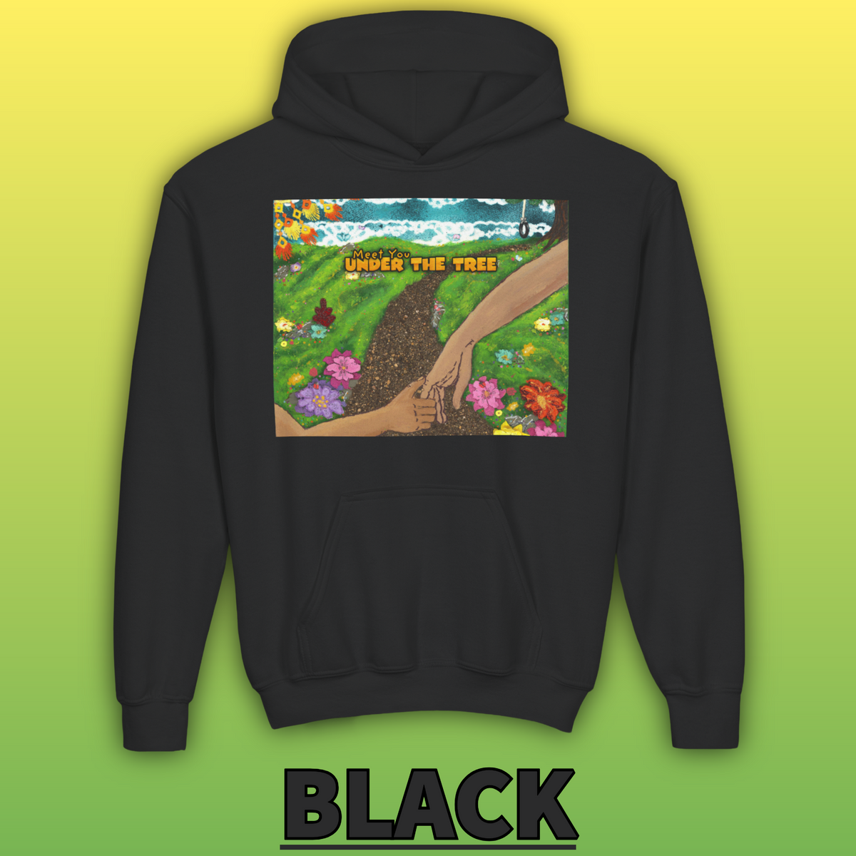 "Holding Hands Under The Tree" Youth Hoodie - from  "Meet You Under the Tree"