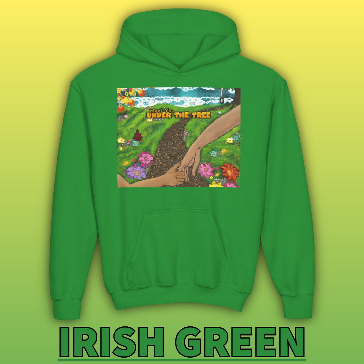 "Holding Hands Under The Tree" Youth Hoodie - from  "Meet You Under the Tree"