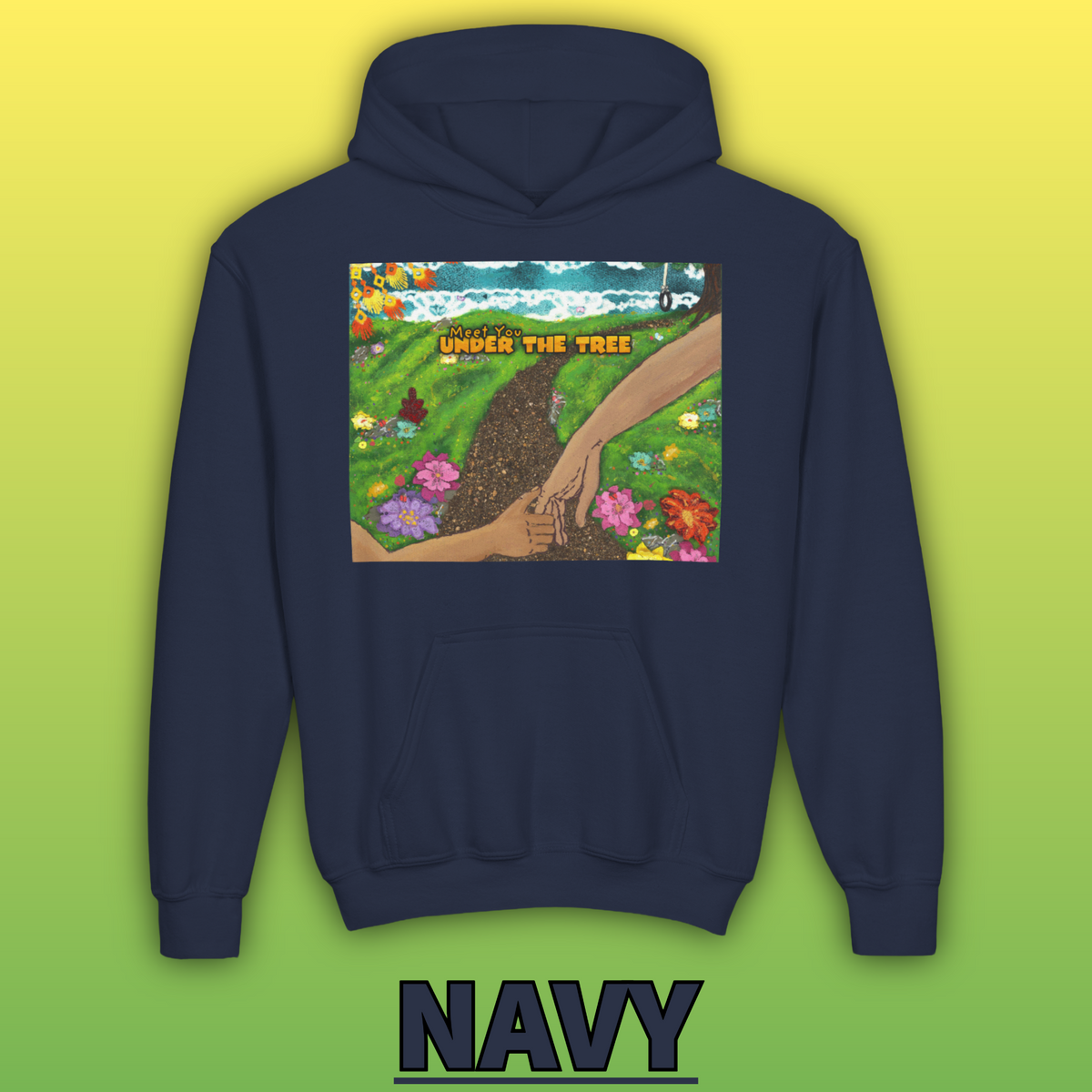 "Holding Hands Under The Tree" Youth Hoodie - from  "Meet You Under the Tree"