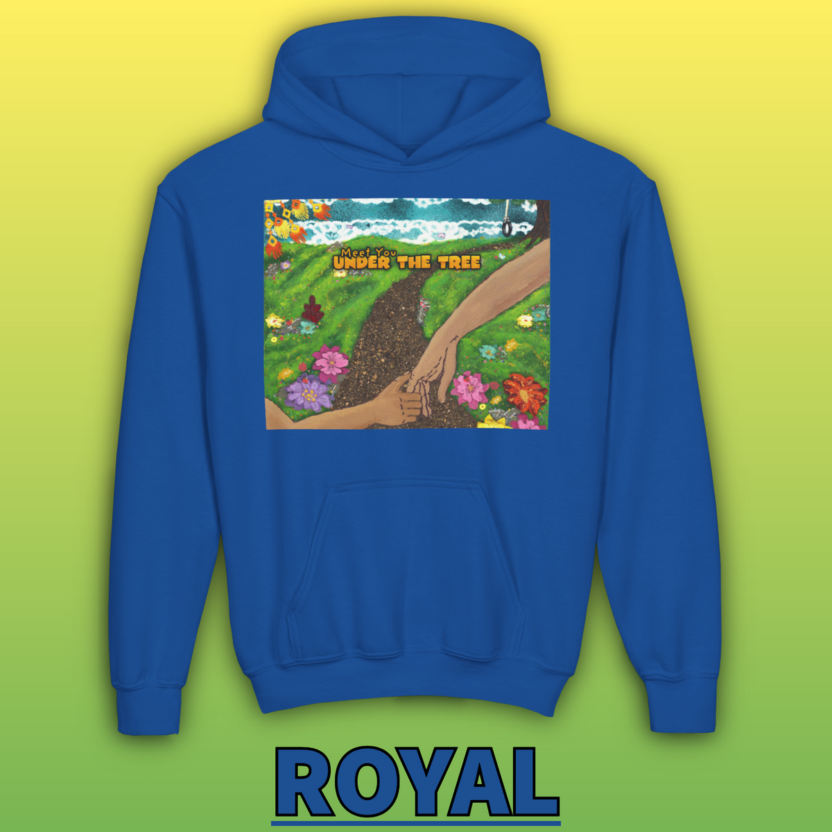 "Holding Hands Under The Tree" Youth Hoodie - from  "Meet You Under the Tree"