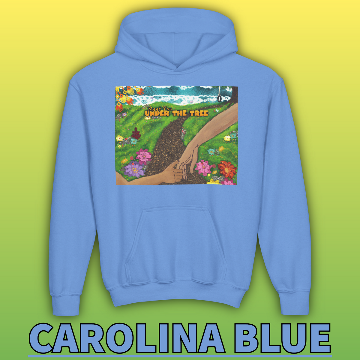"Holding Hands Under The Tree" Youth Hoodie - from  "Meet You Under the Tree"