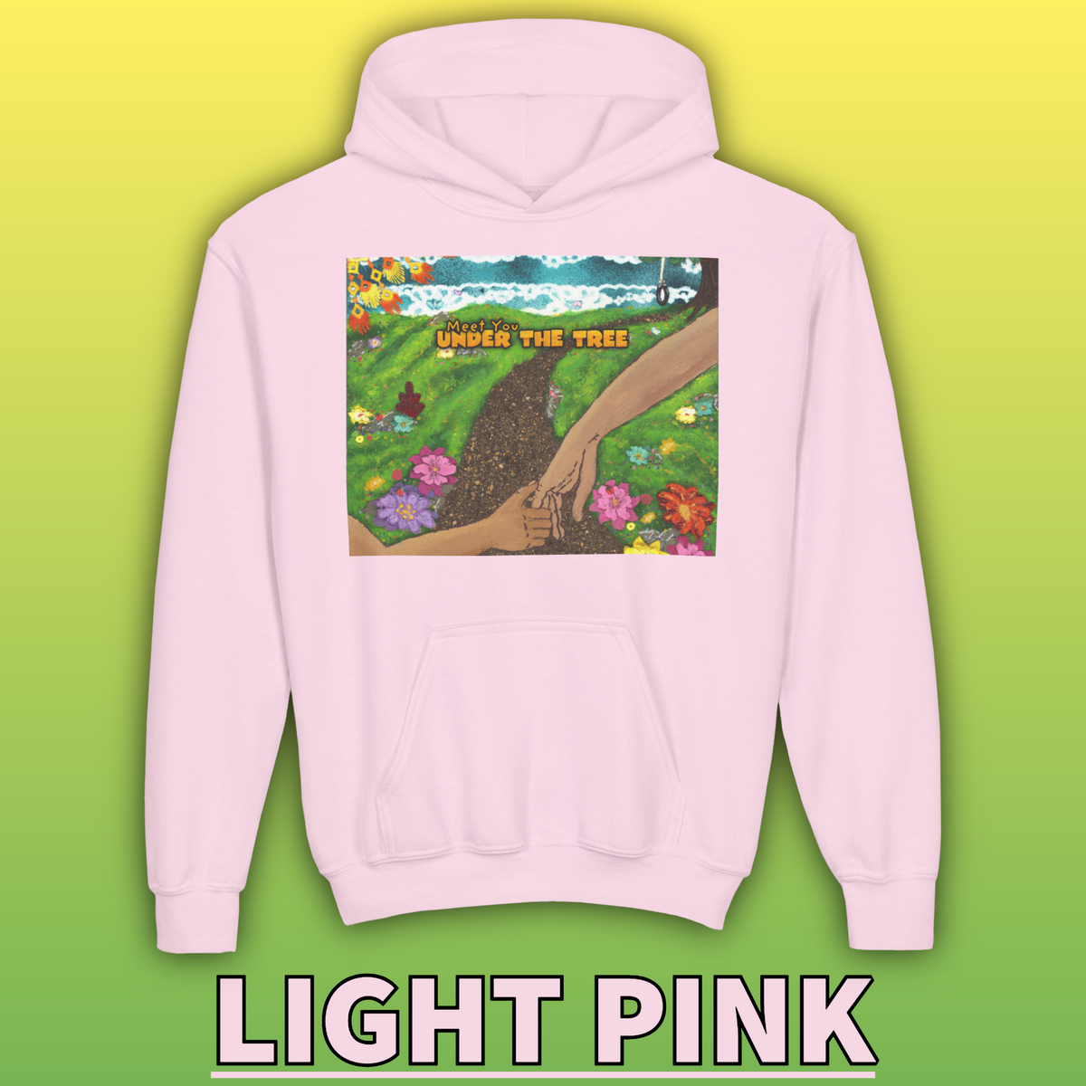 "Holding Hands Under The Tree" Youth Hoodie - from  "Meet You Under the Tree"