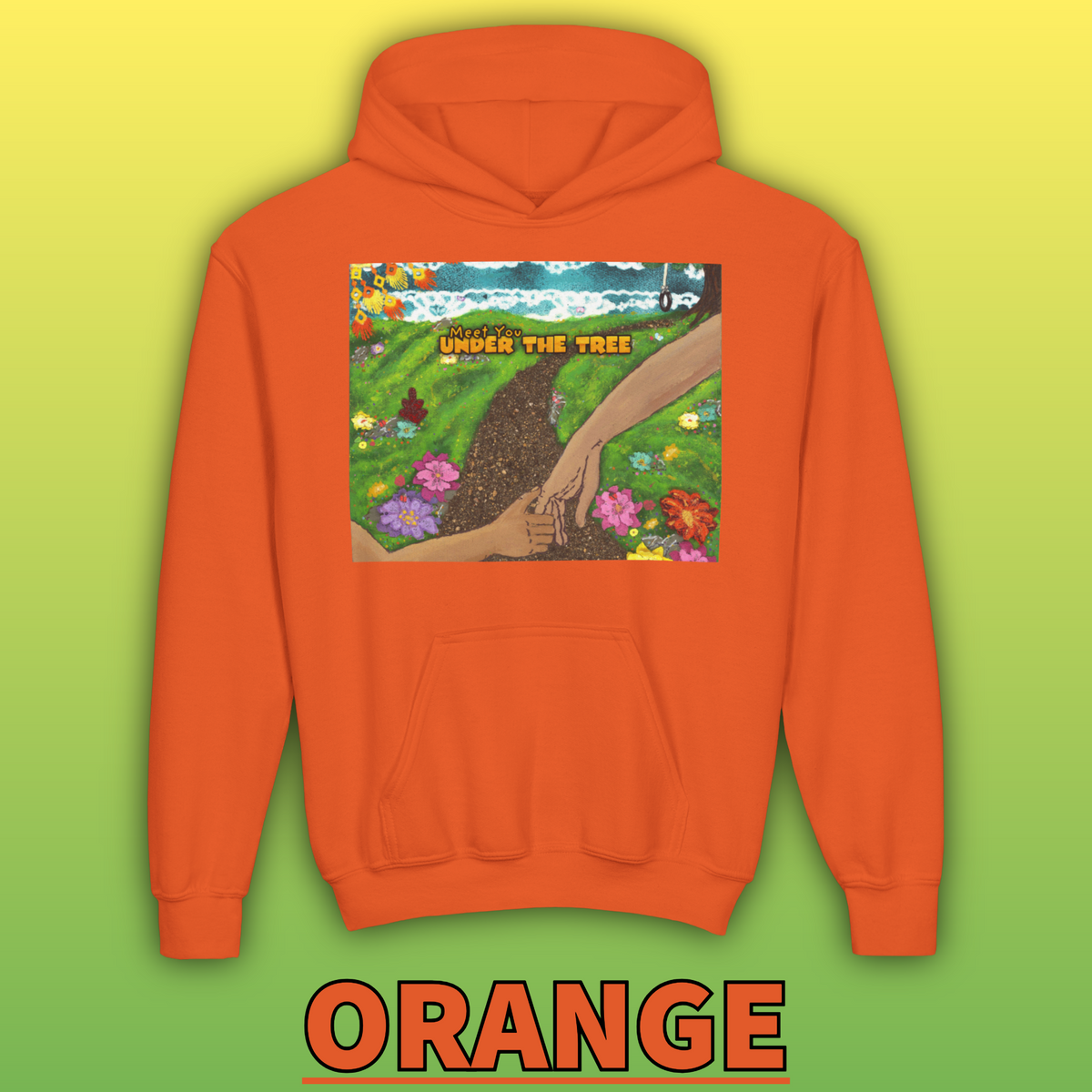 "Holding Hands Under The Tree" Youth Hoodie - from  "Meet You Under the Tree"