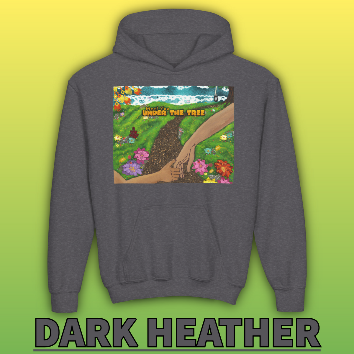"Holding Hands Under The Tree" Youth Hoodie - from  "Meet You Under the Tree"