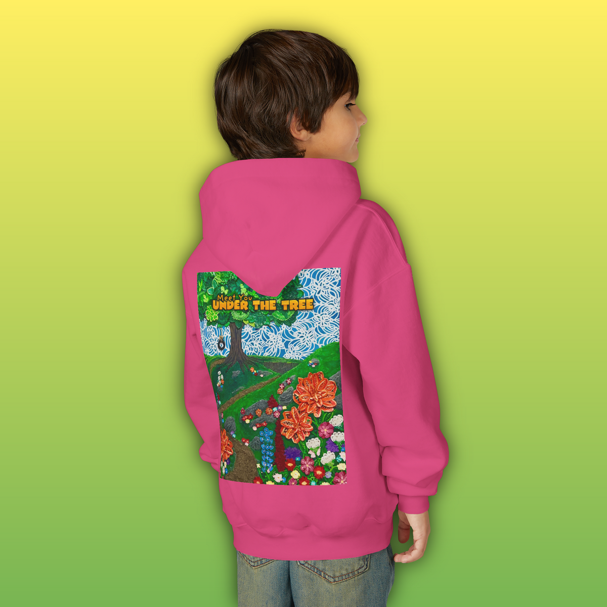 "Holding Hands Under The Tree" Youth Hoodie - from  "Meet You Under the Tree"