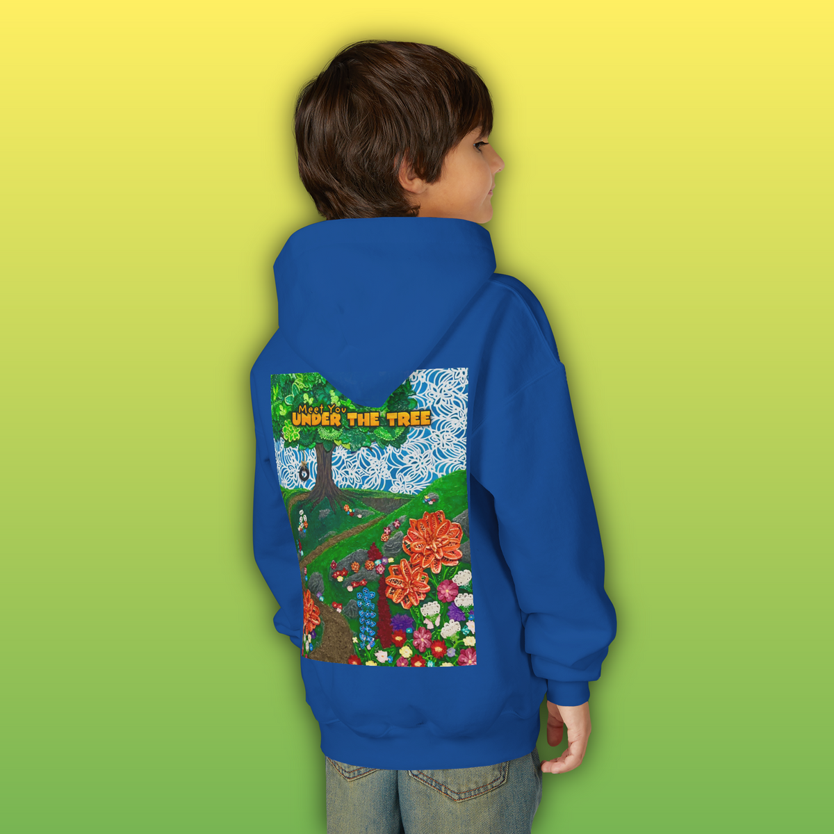 "Holding Hands Under The Tree" Youth Hoodie - from  "Meet You Under the Tree"
