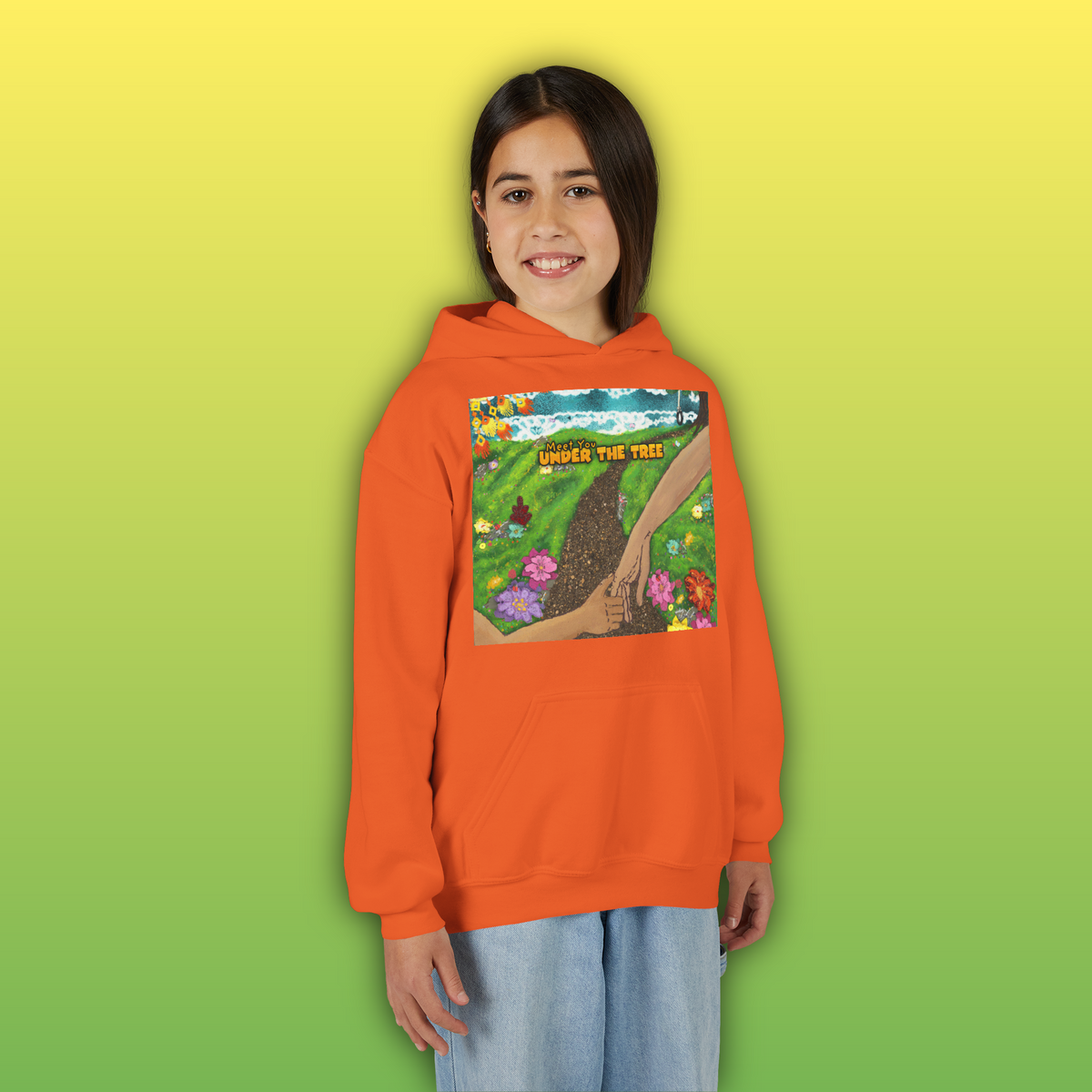 "Holding Hands Under The Tree" Youth Hoodie - from  "Meet You Under the Tree"