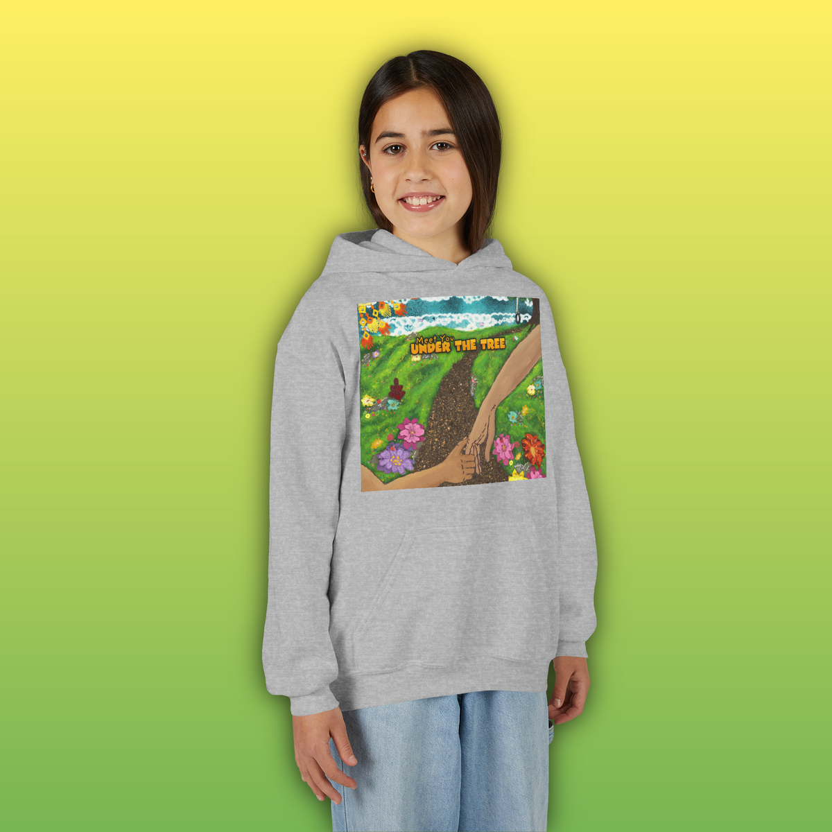 "Holding Hands Under The Tree" Youth Hoodie - from  "Meet You Under the Tree"