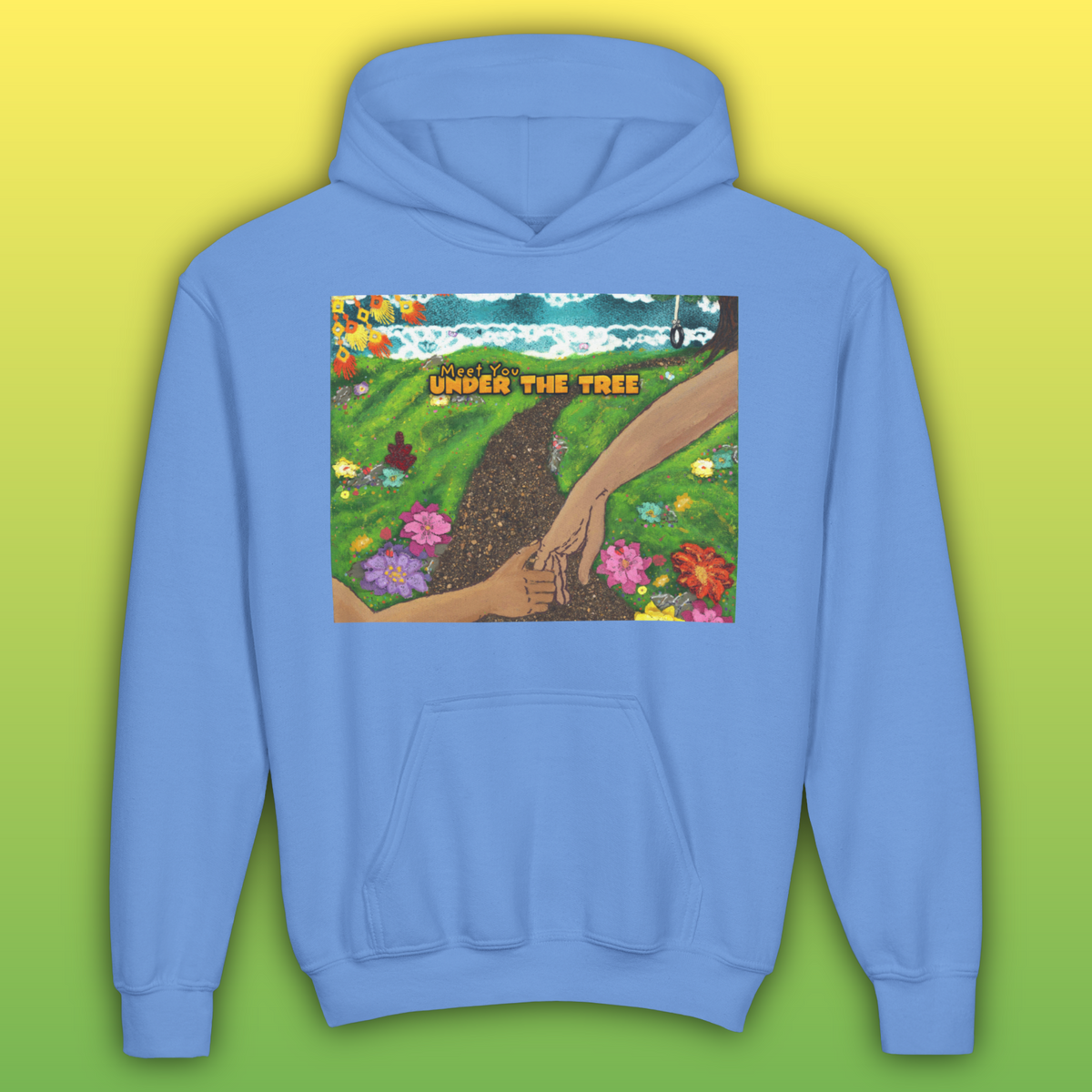 "Holding Hands Under The Tree" Youth Hoodie - from  "Meet You Under the Tree"