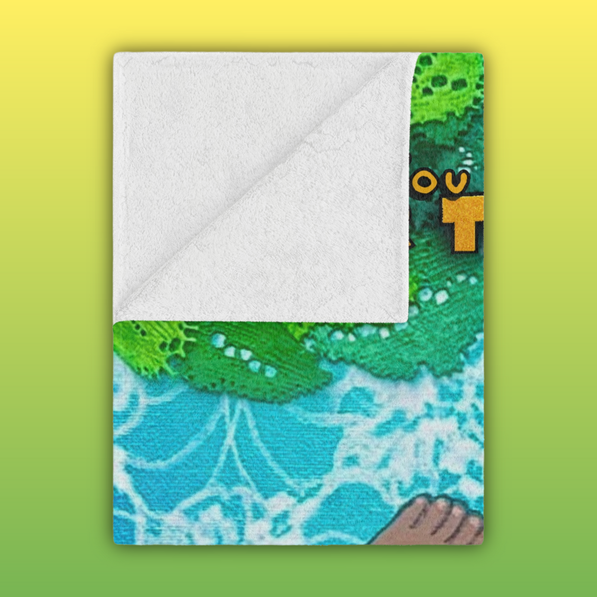 Minky Blanket - "Feet Forward When Swinging" Throw from "Meet You Under The Tree"