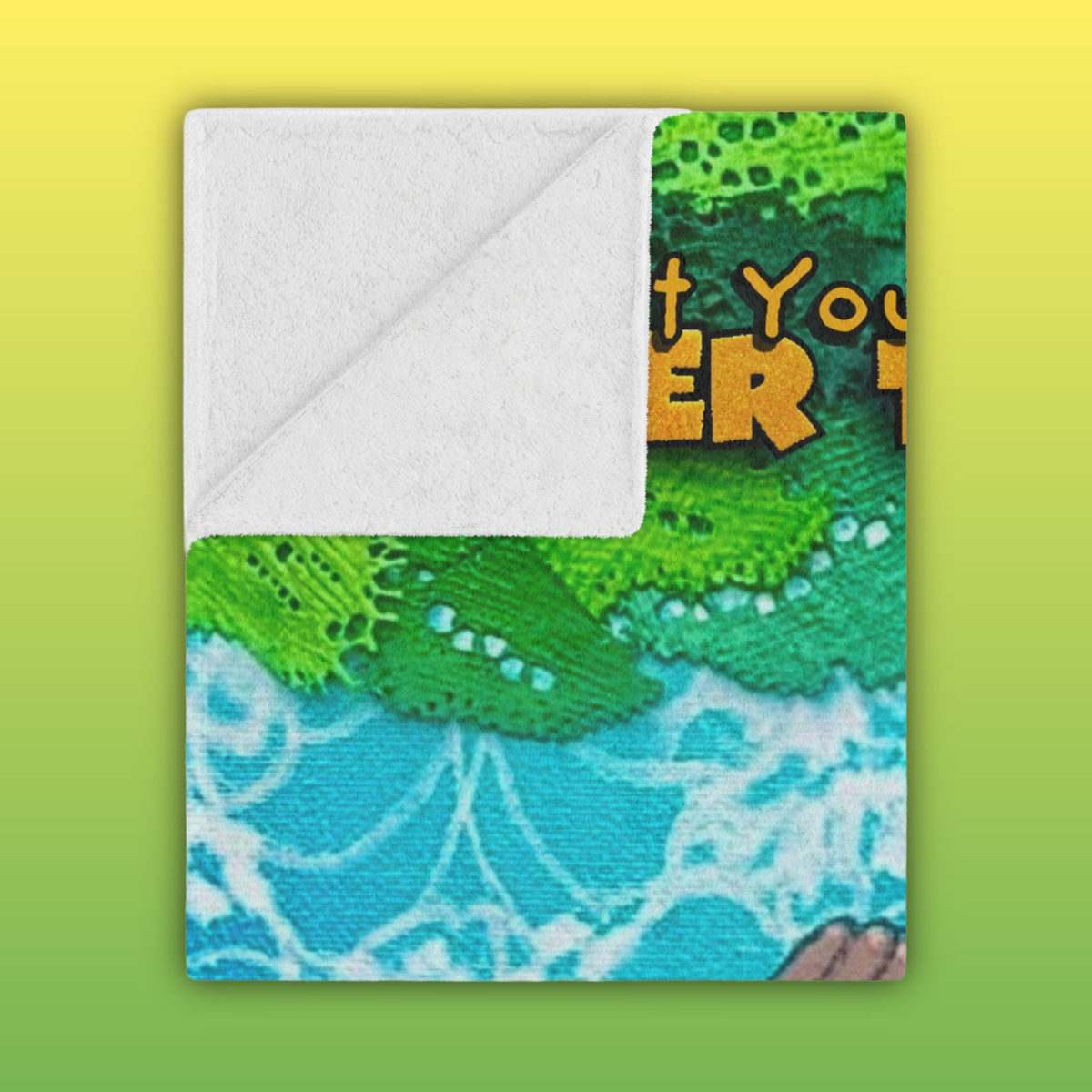 Minky Blanket - "Feet Forward When Swinging" Throw from "Meet You Under The Tree"