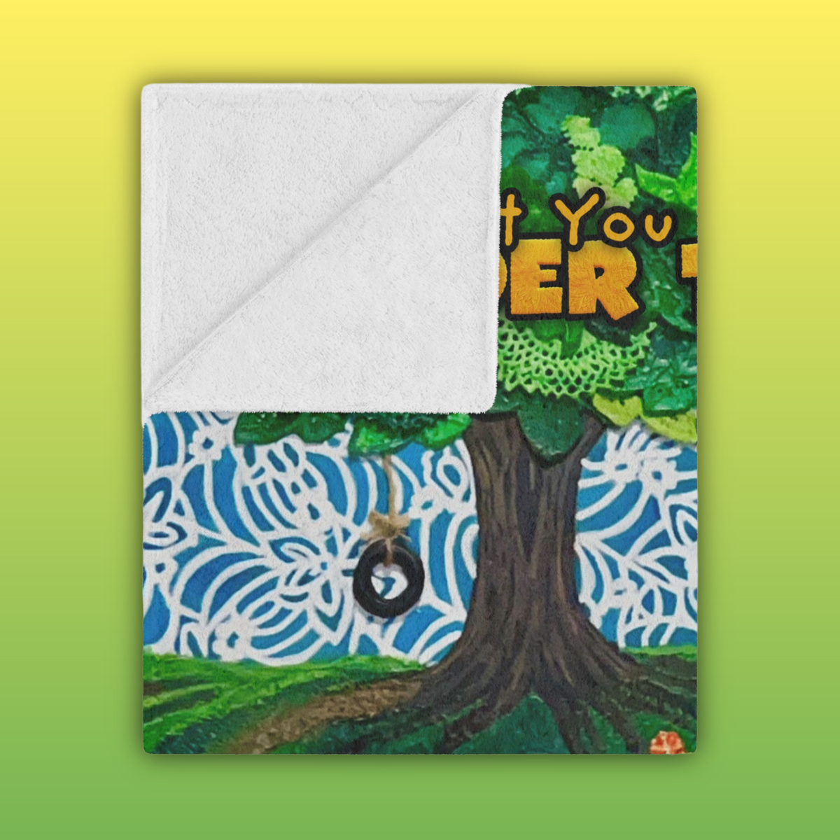 Minky Blanket - "Cover" Throw from "Meet You Under The Tree"