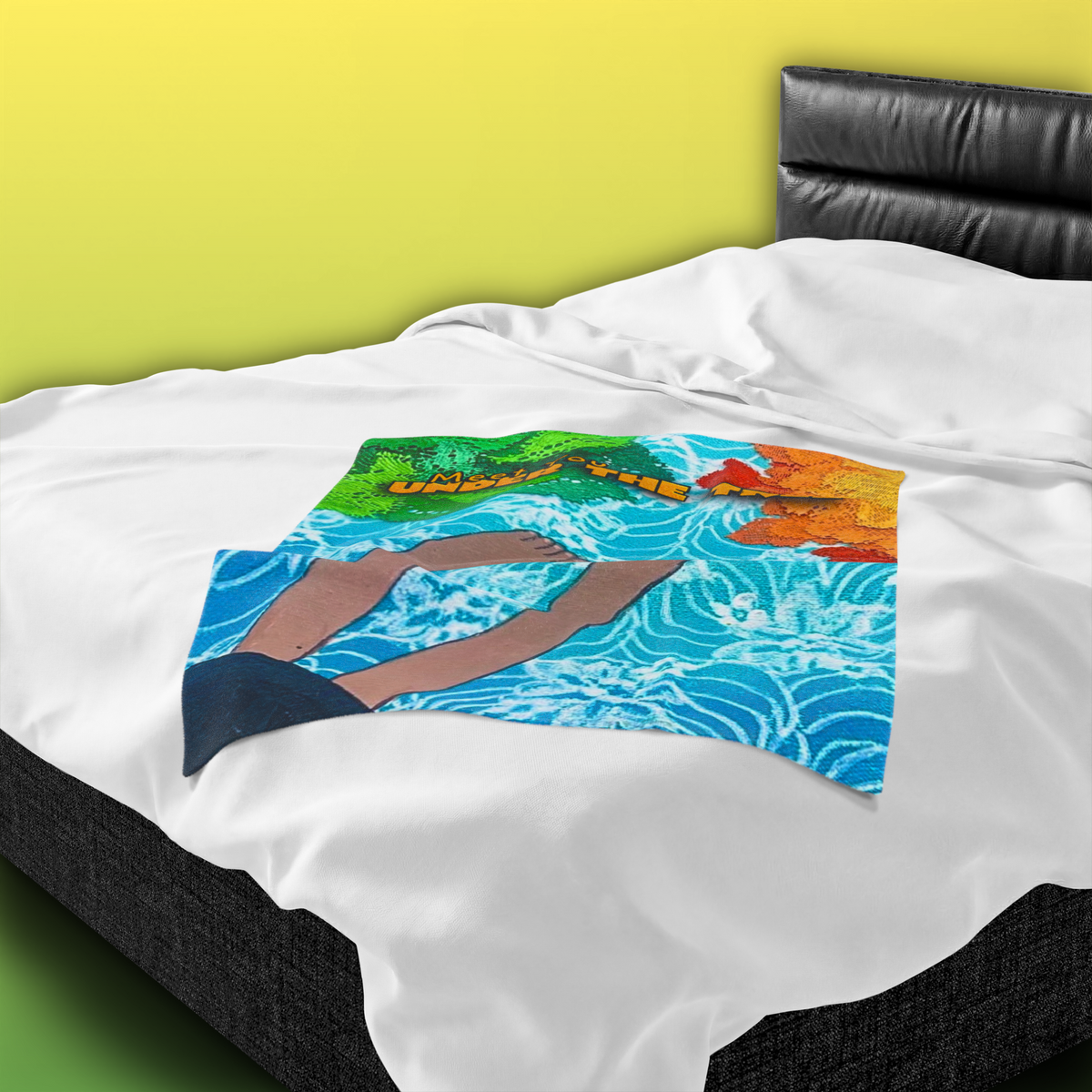 "Feet" Velveteen Plush Blanket — from "Meet You Under the Tree"