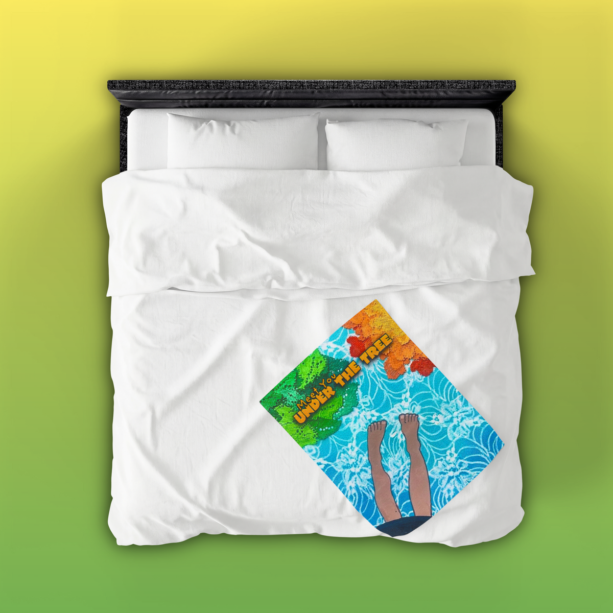 "Feet" Velveteen Plush Blanket — from "Meet You Under the Tree"