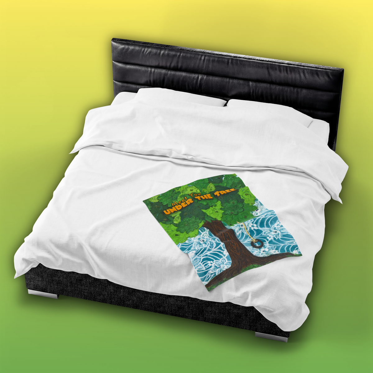 "Tire Swingin'" Velveteen Plush Blanket — iconic swing from "Meet You Under the Tree"