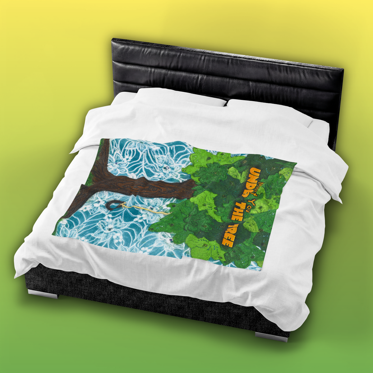 "Tire Swingin'" Velveteen Plush Blanket — iconic swing from "Meet You Under the Tree"