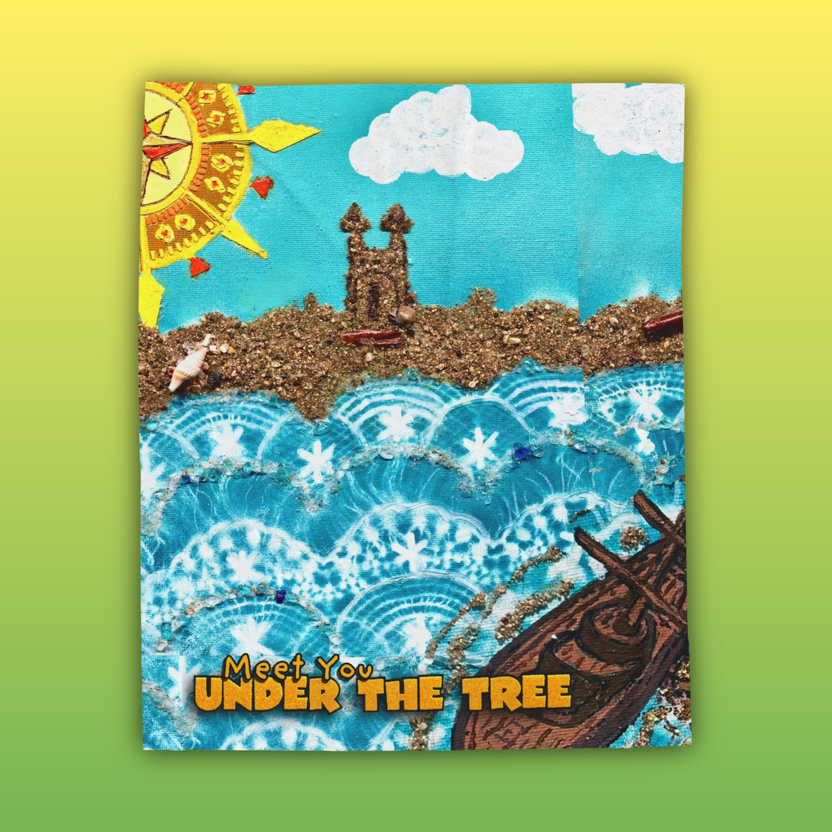 "Sea'" Velveteen Plush Blanket — from "Meet You Under the Tree"