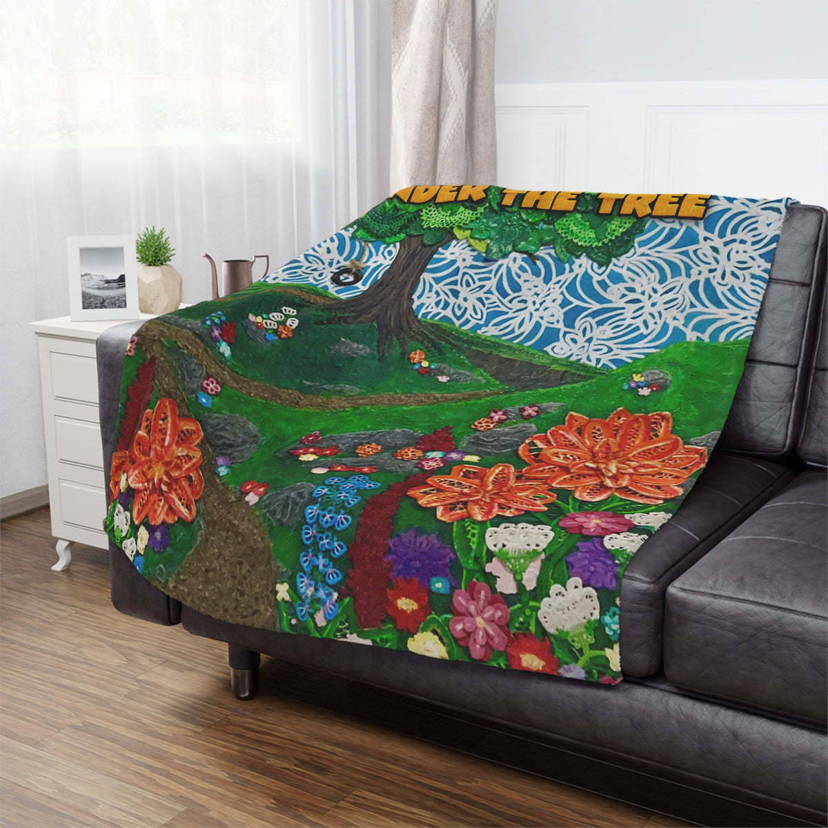 Minky Blanket - "Cover" Throw from "Meet You Under The Tree"